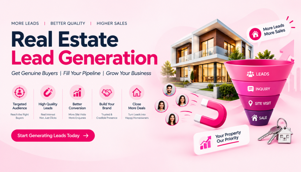 real estate lead generation banner